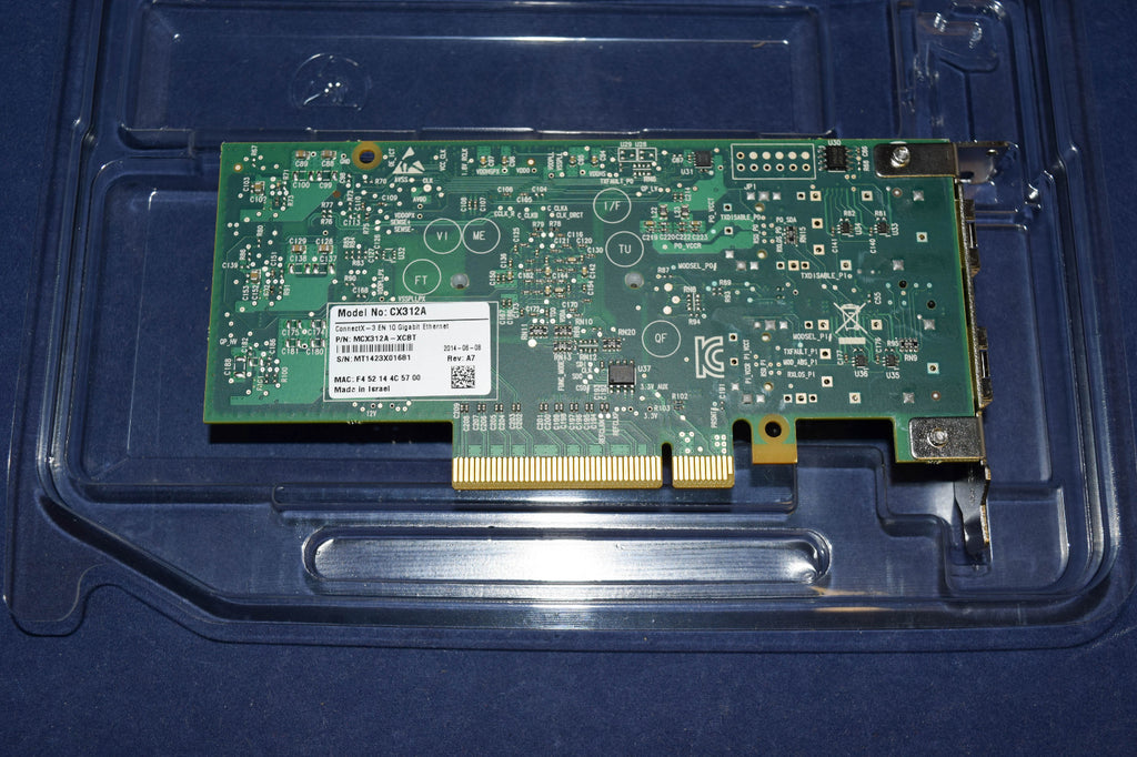 CX312A Mellanox MCX312A-XCBT ConnectX-3 EN Dual Port 10 Gigabit PCI-E3x8