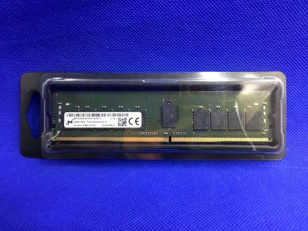 MICRON MTA18ASF4G72PZ-3G2E1  32GB (1X32GB) 1RX4 PC4-3200AA MEMORY