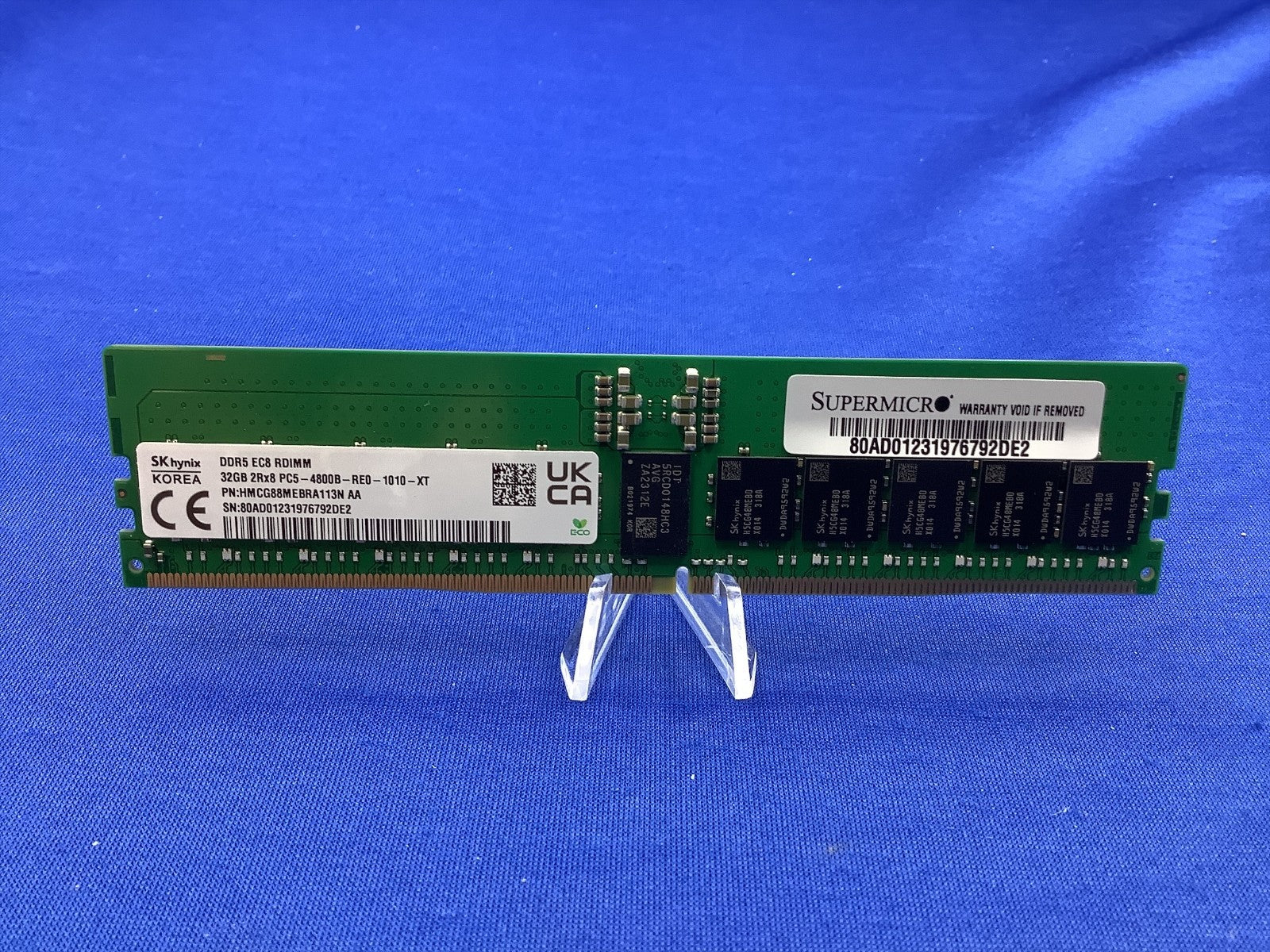 HMCG88MEBRA113N HYNIX 32GB (1X32GB) 2RX8 PC5-4800B RDIMM MEMORY