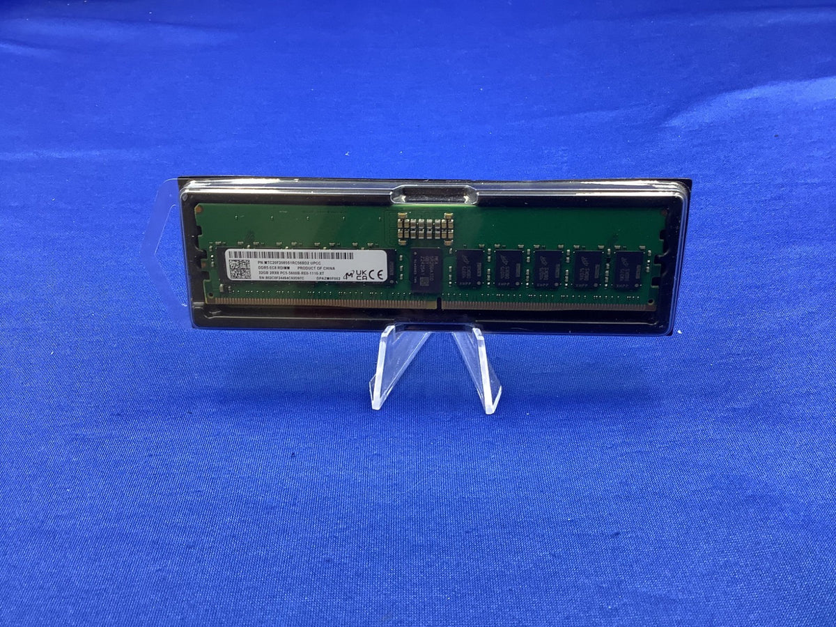 MTC20F2085S1RC56BD2 MICRON 32GB (1X32GB) 2RX8 PC5-5600B RDIMM MEMORY