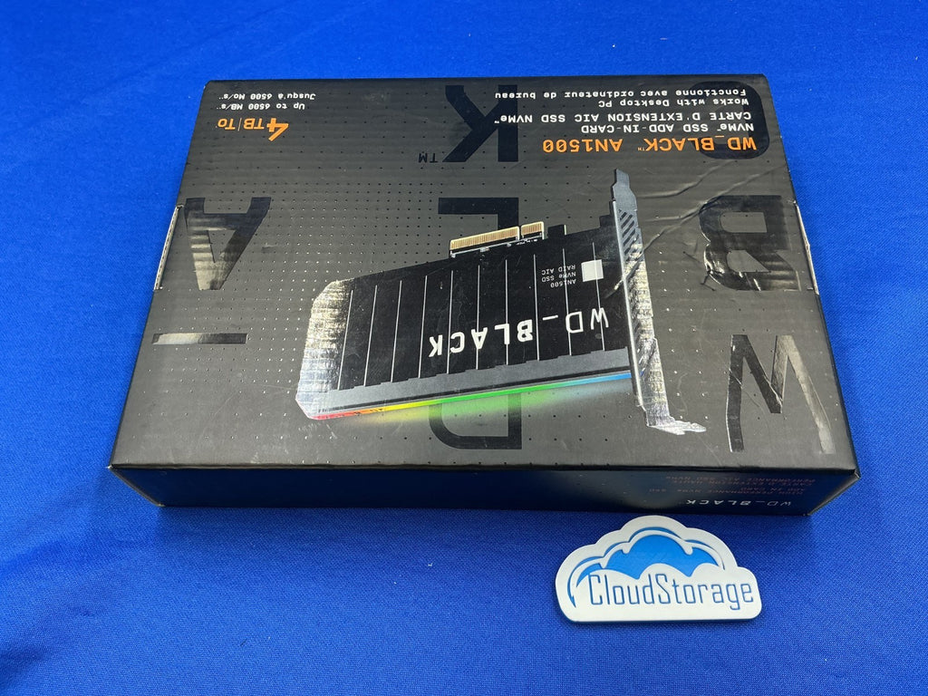 WDS400T1X0L WD BLACK AN1500 NVMe AIC 4TB PCI-Express 3.0 x8 Internal SSD