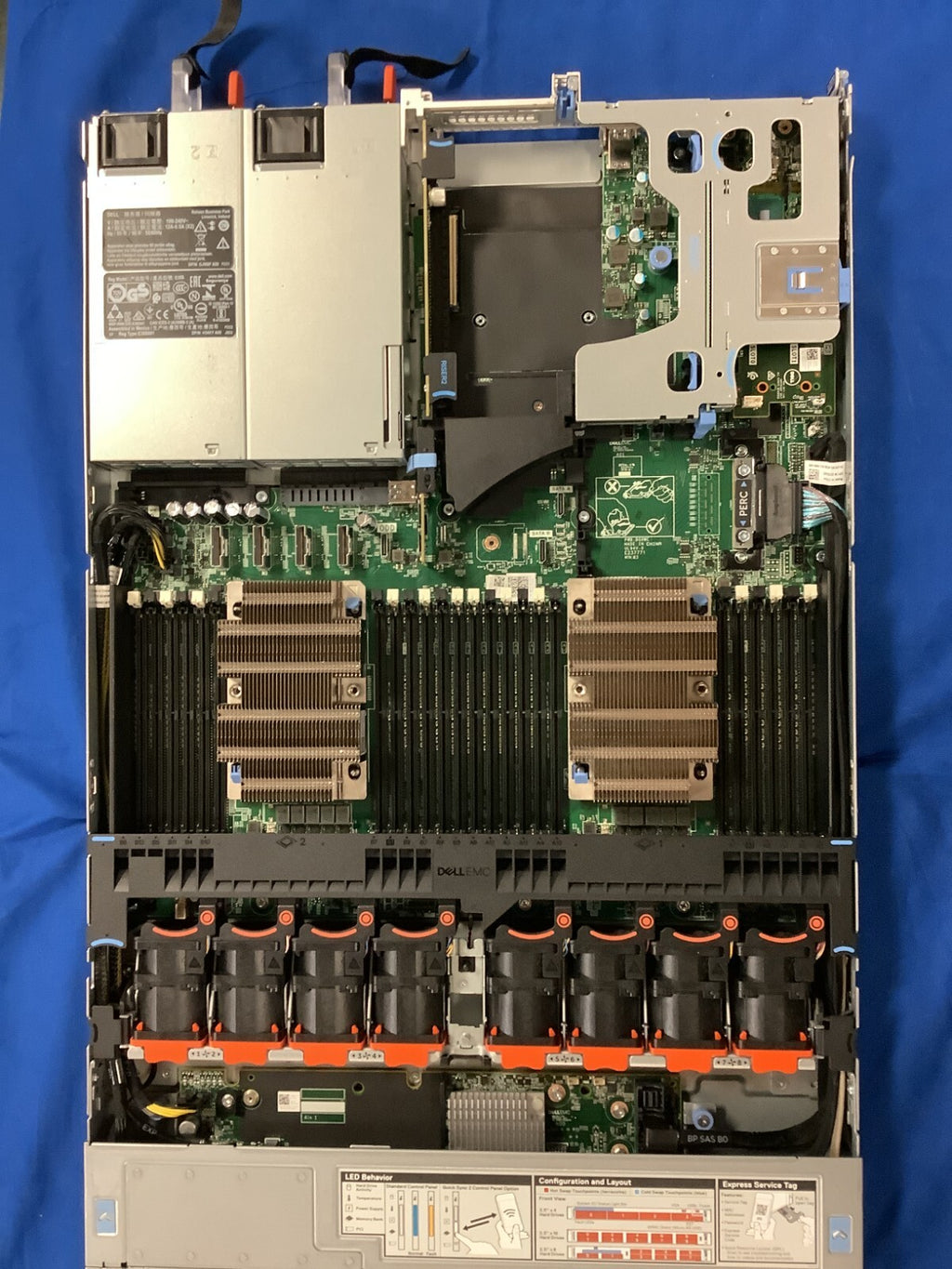 Dell EMC XC640 CTO G14 SERVER 10 bay 2.5" W23H8 2x1100w PSU 32GB SD Fans Cables