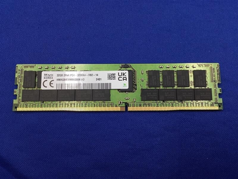 HMAG84EXNRA086N HYNIX 32GB (1X32GB) 2RX4 PC4-3200AA RDIMM SERVER MEMORY