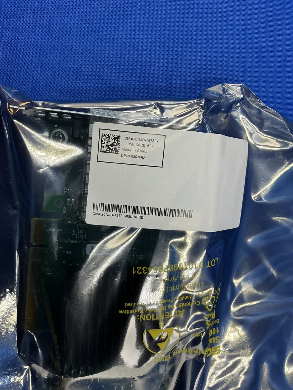020NJD DELL MELLANOX CX4121C CONNECTX-4LX 25GB 2PADAPTER 20NJD