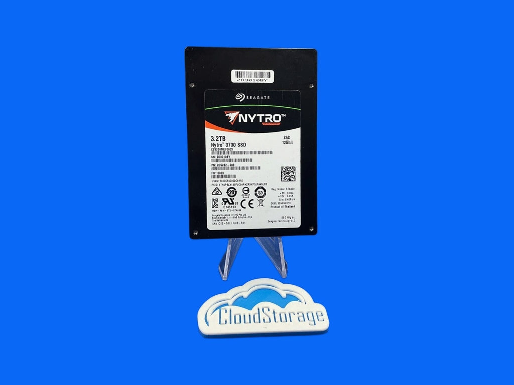 XS3200ME70003  Seagate Nytro 3730 3.2TB SAS 12Gb/s 3D eMLC 10DWPD SSD 2D5232-003