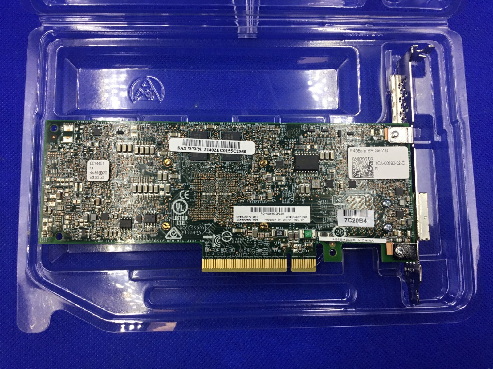 804405-B21 HPE Smart Array P408e-p SR Gen10 Controller 836270-001