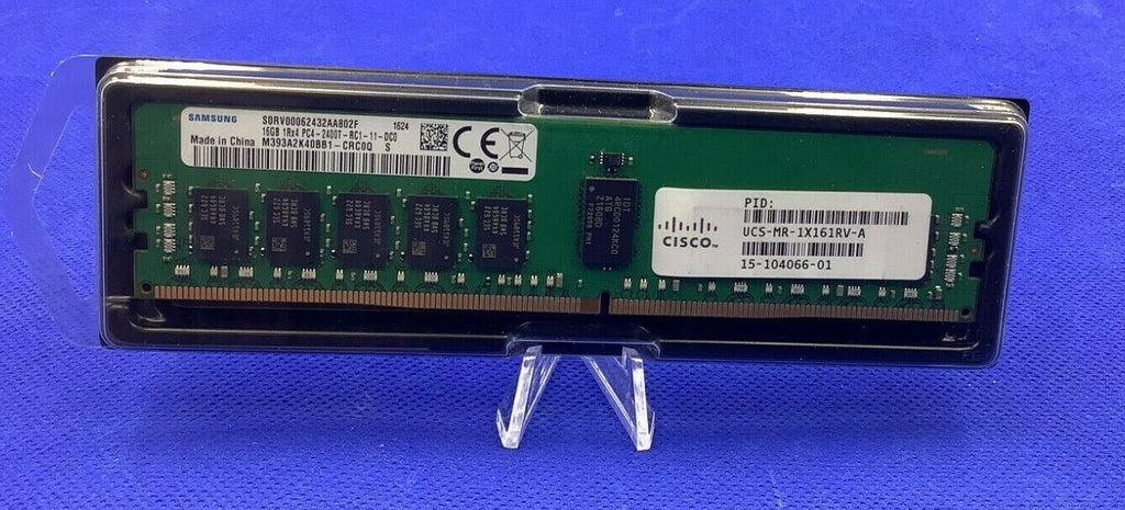 UCS-MR-1X161RV-A CISCO 16GB (1X16GB) 1RX4 PC4-2400T DDR4 MEMORY