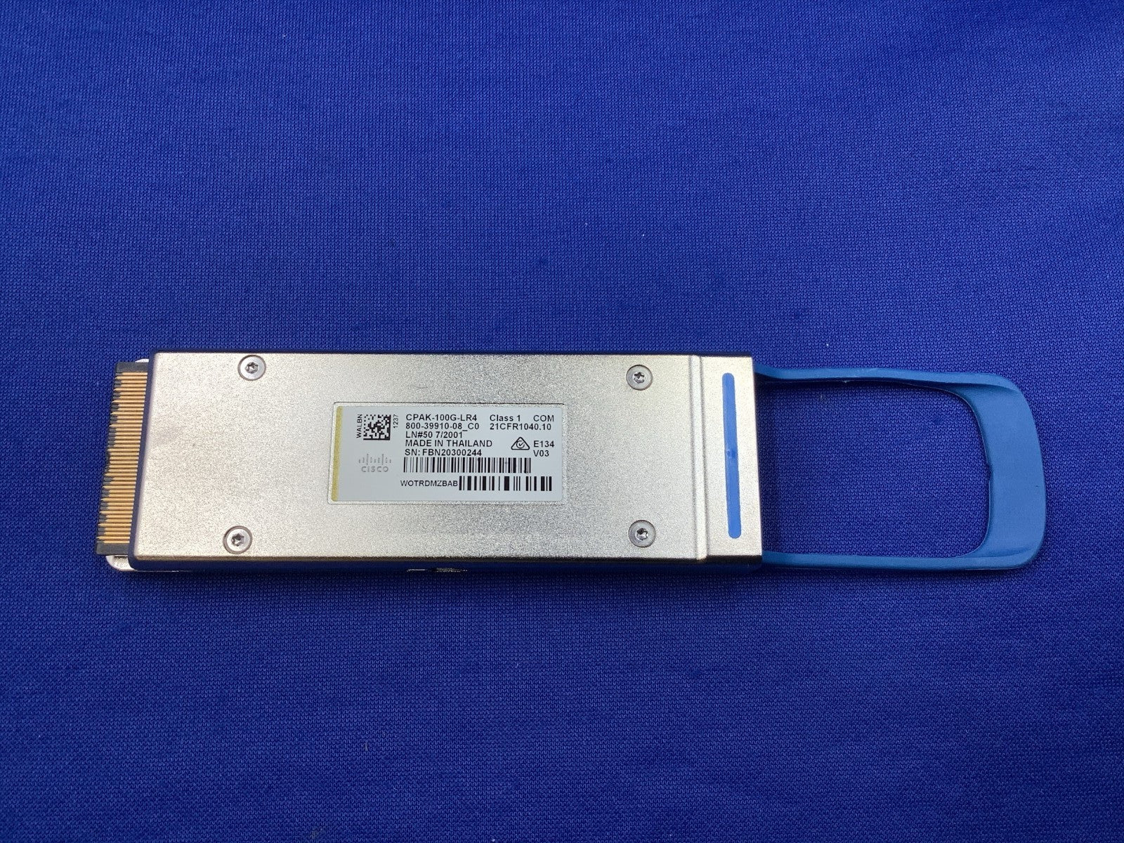 CPAK-100G-LR4 CISCO 100GBASE-LR4 10KM 1310 nm SMF Transceiver 10-2840-01