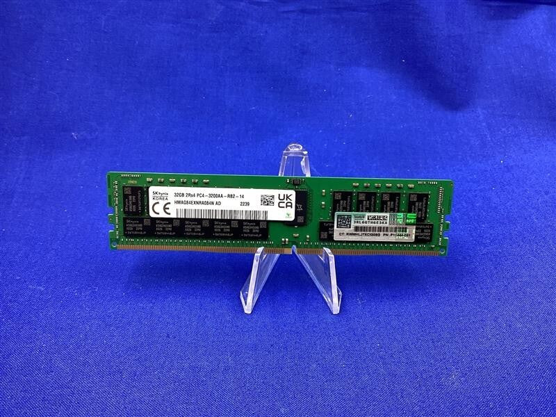 P06033-B21 HPE 32GB (1X32GB) 2RX4 DDR4-3200 REG SMART MEMORY P11444-091