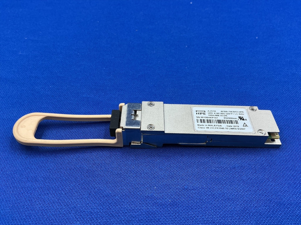 JL251A HPE X140 40G QSFP+ LC BiDi 100m MM XCVR
