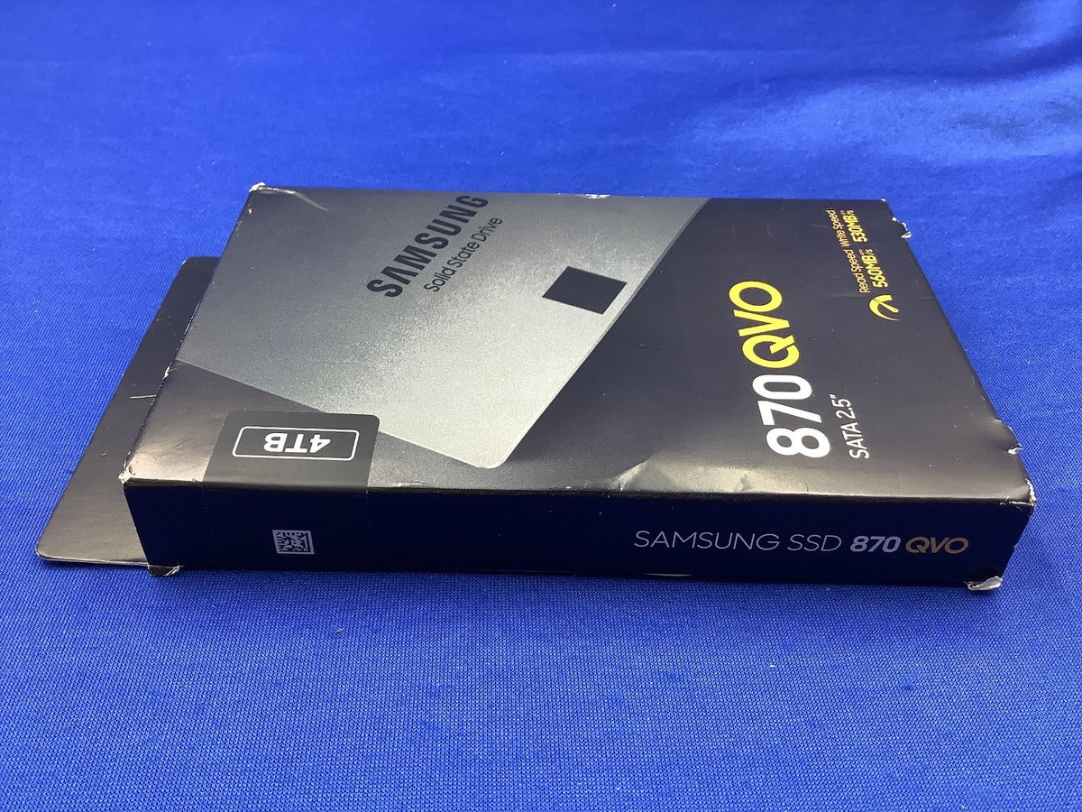 MZ-77Q4T0B/AM SAMSUNG 870 QVO 4TB SATA 2.5 V-NAND SSD MZ-77Q4T0