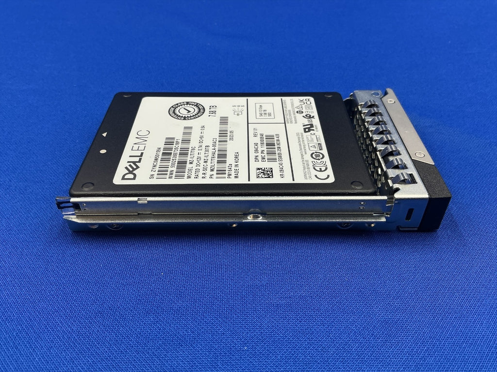 84C40 Dell 7.68TB SAS 12Gbps Read Intensive 2.5" SSD PM1643a MZ-ILT7T6C w/Gen14