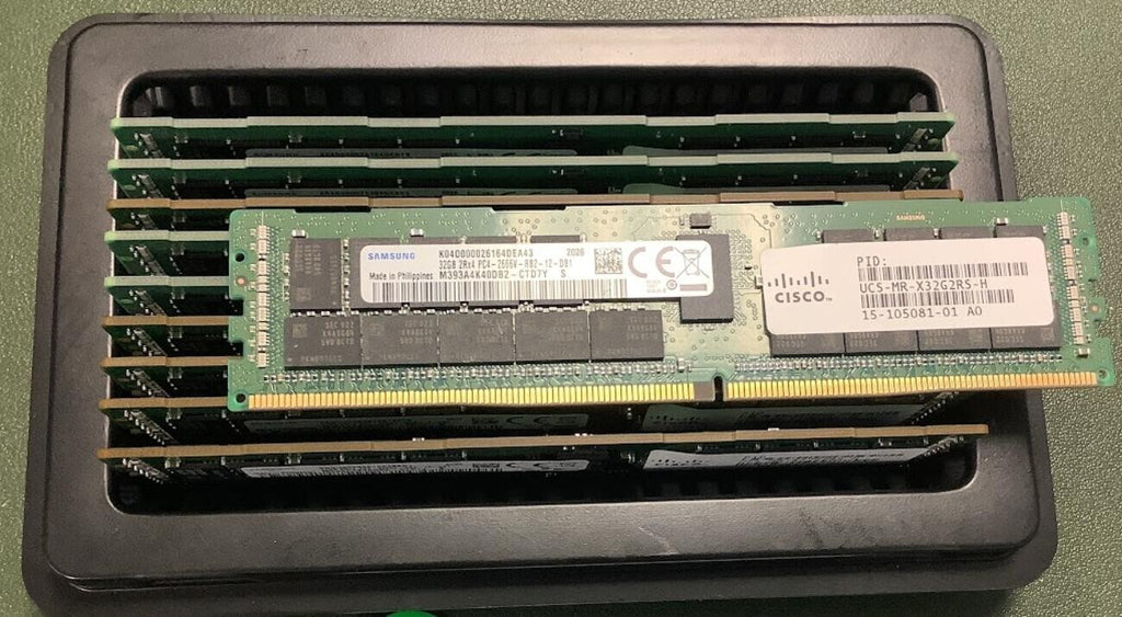 UCS-MR-X32G2RS-H CISCO 32GB (1X32GB) 2RX4 PC4-2666V DDR4 MEMORY
