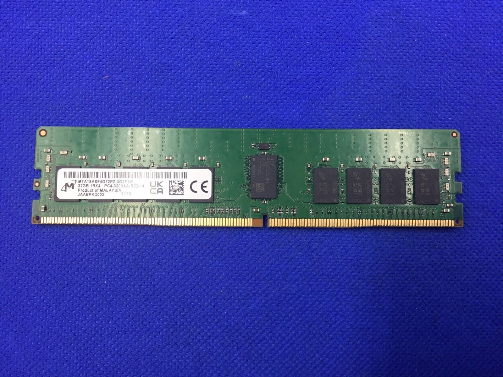 MTA18ASF4G72PZ-3G2F1  MICRON 32GB (1X32GB) 1RX4 PC4-3200AA SERVER MEMORY
