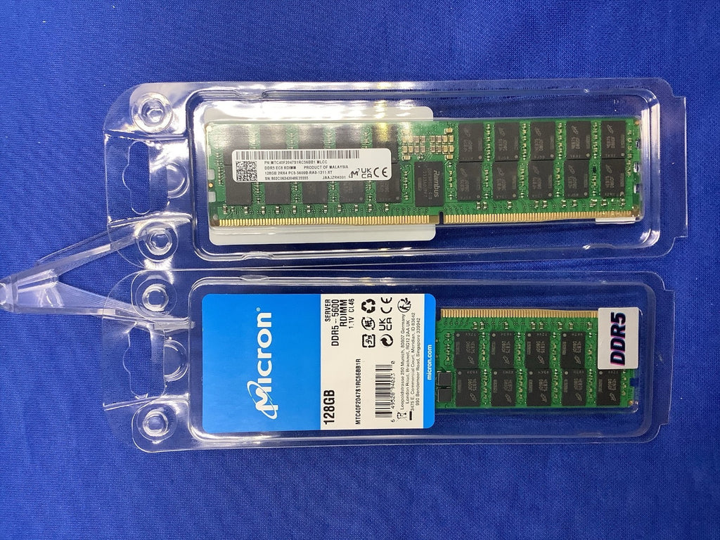 MTC40F2047S1RC56BB1R MICRON 128GB 2RX4 PC5-5600B RDIMM RAM MTC40F2047S1RC56BB1