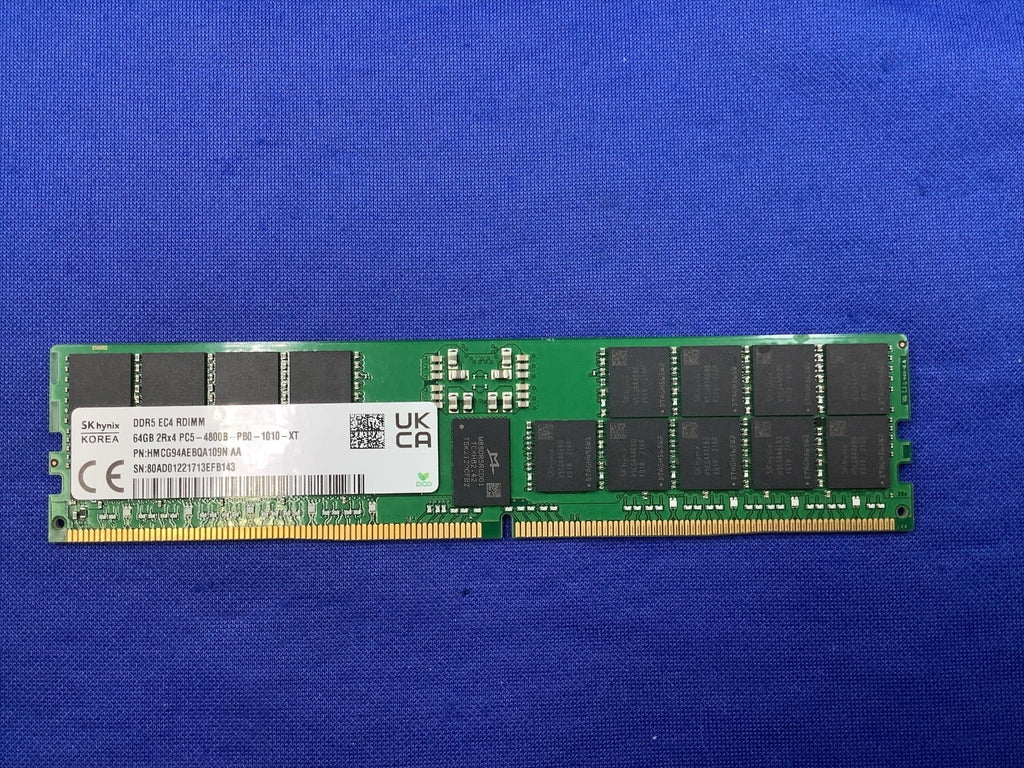 HMCG94AEBQA109N HYNIX 64G (1X64GB) 2RX4 PC5-4800B RDIMM MEMORY