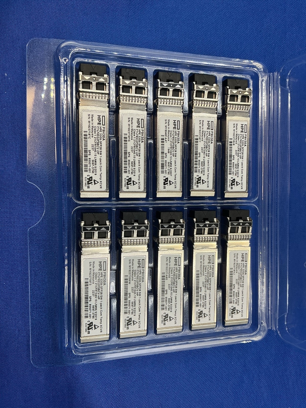 P9H30A HPE 32GB SFP+ SW 1PACK Com Temp XCVR