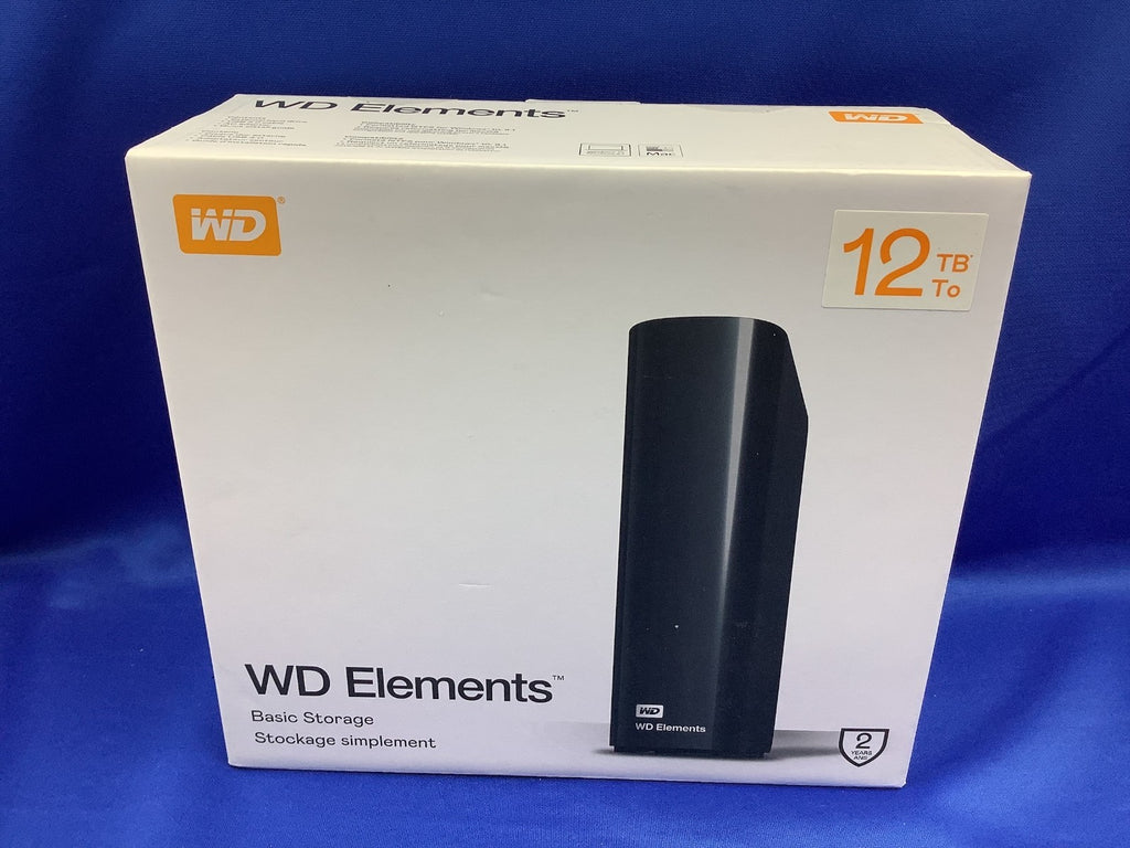 WDBWLG0120HBK-NESN WD 12TB Elements Desktop External Hard Drive WDBWLG0120HBK-XB