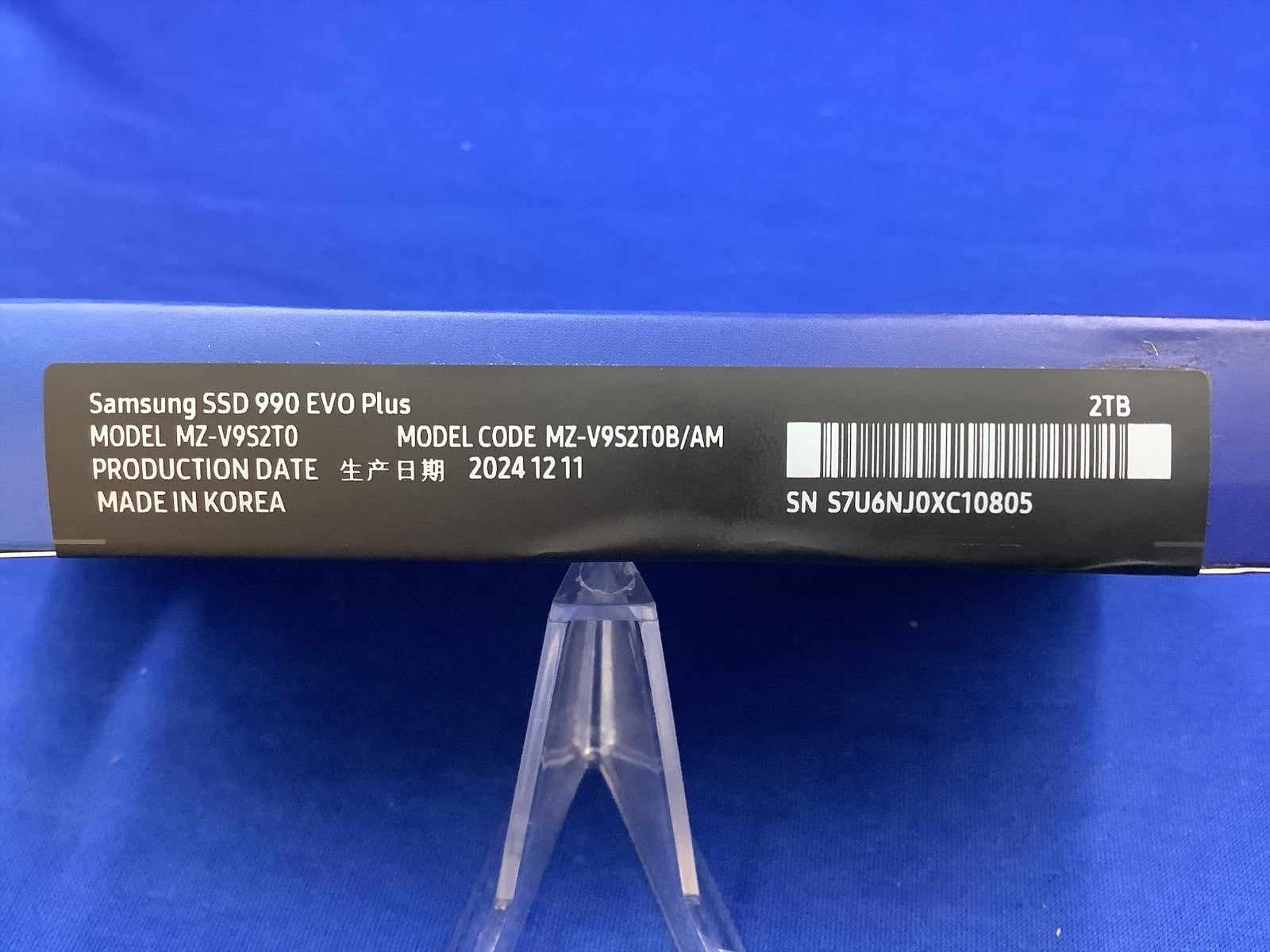 MZ-V9S2T0B/AM  Samsung 990 EVO PLUS 2TB M.2 NVME PCIE 4.0 V-HAND Internal SSD