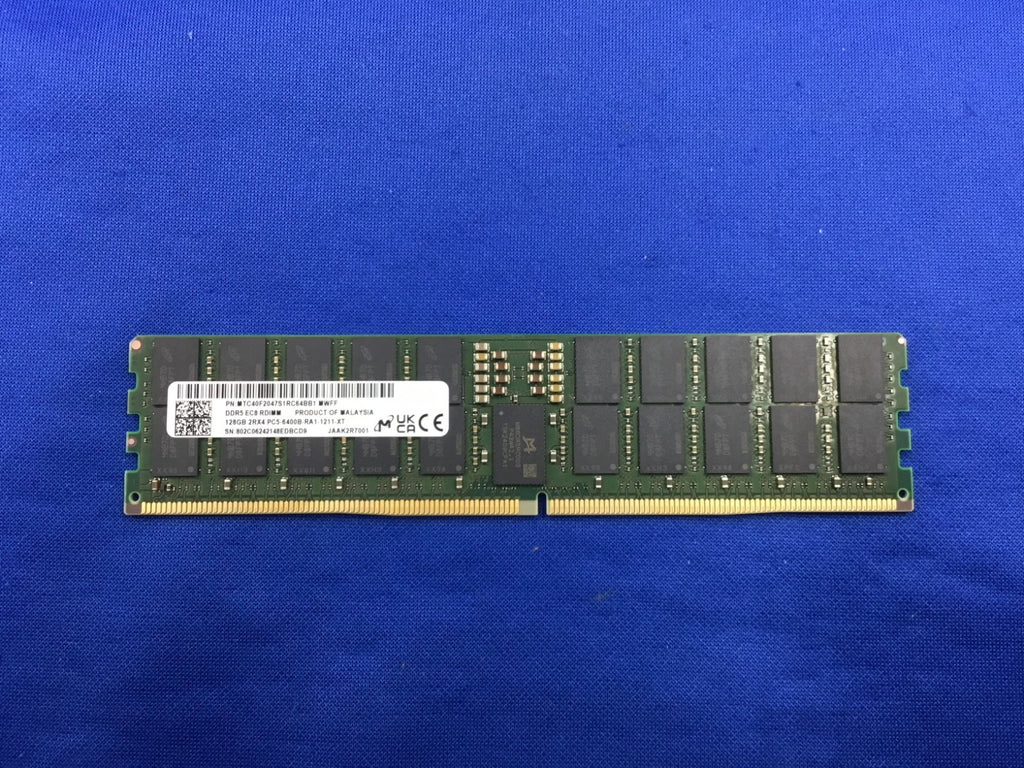 MTC40F2047S1RC64BB1 MICRON 128GB (1X128GB) 2RX4 PC5-6400B RDIMM MEMORY