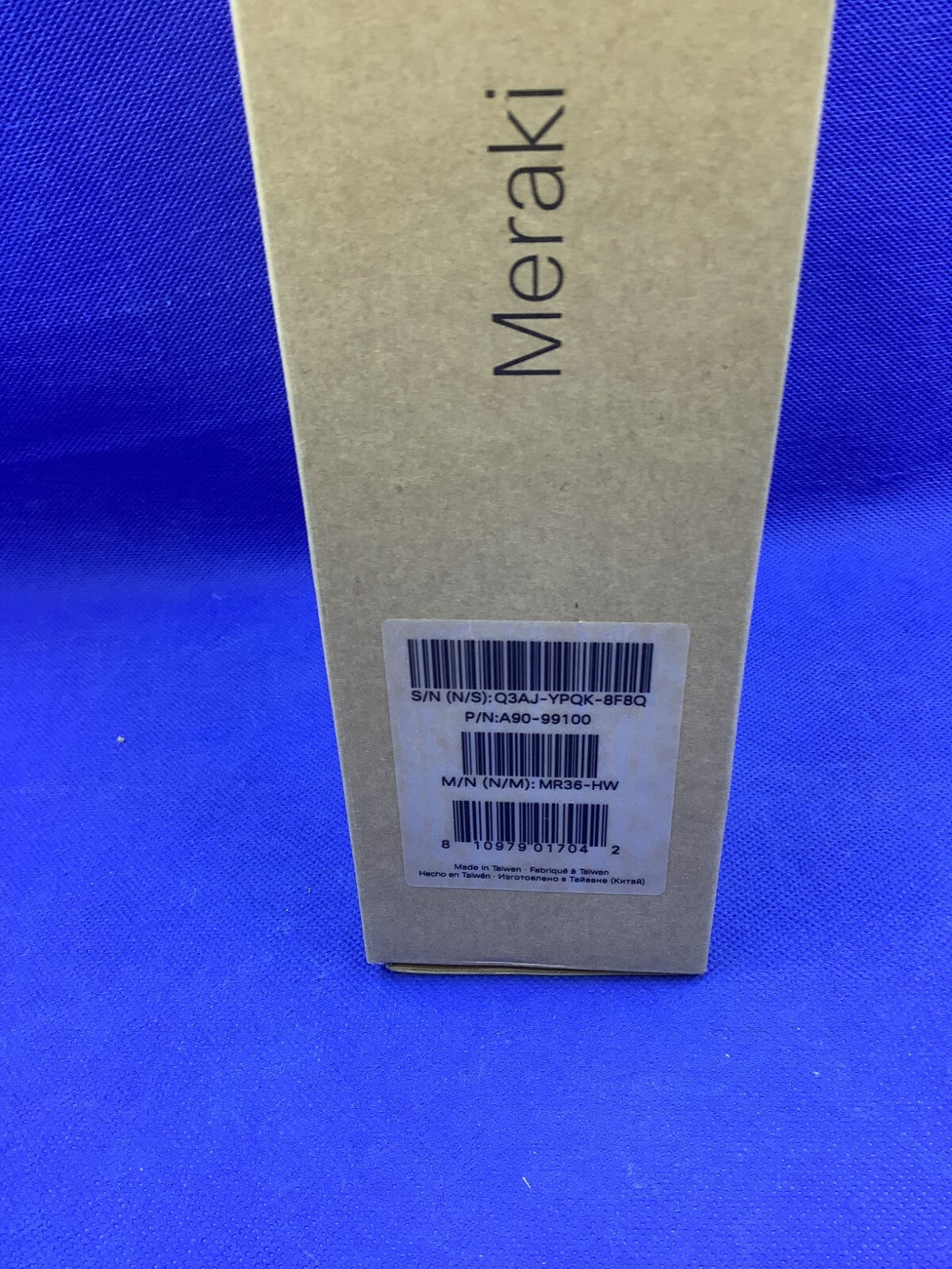 Cisco Meraki MR36-HW Cloud Managed WiFi 6 Indoor Access Point Unclaimed New