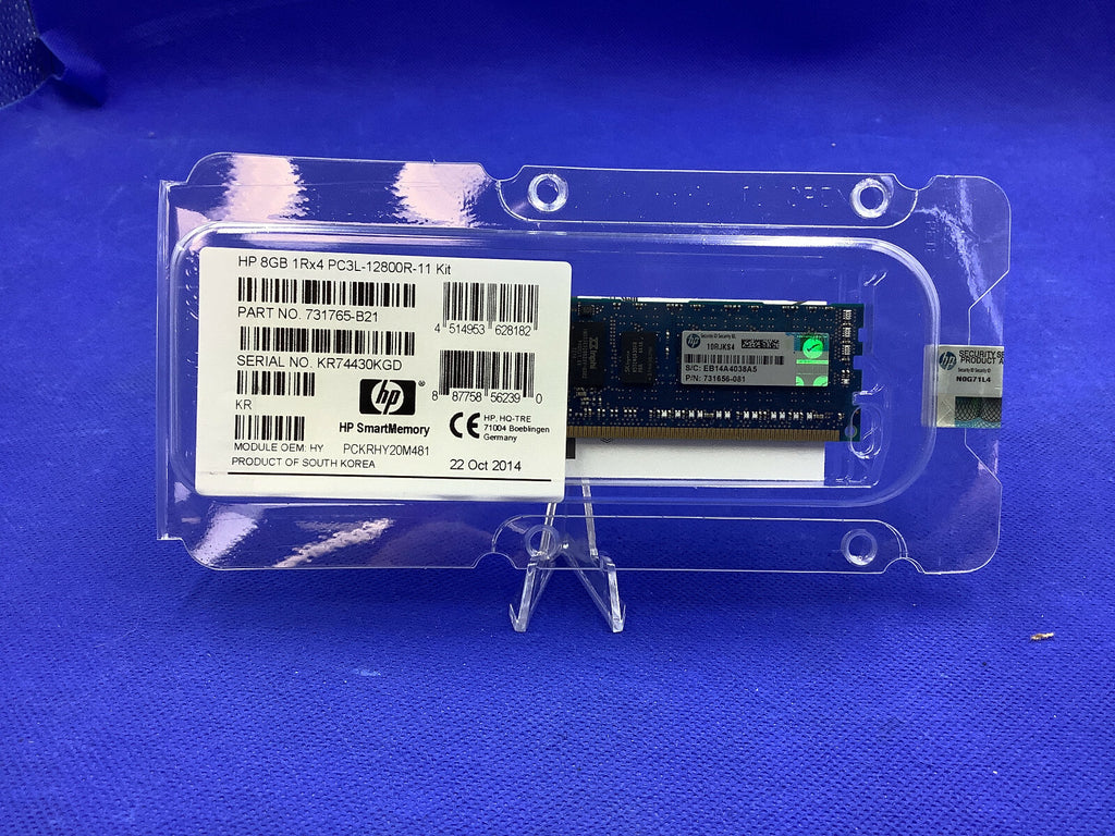 NEW F/S 731656-081 HP 8GB 1RX4 PC3L-12800R KIT MEMORY 735302-001 731765-B21