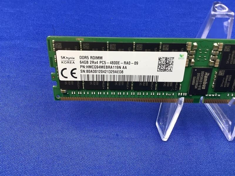 HMCG94MEBRA119N HYNIX 64G (1X64GB) 2RX4 PC5-4800E RDIMM MEMORY