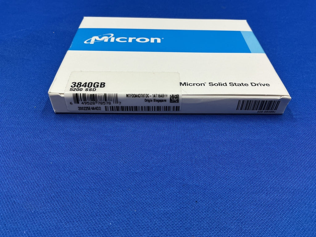 MTFDDAK3T8TDC MICRON 5200 ECO 2.5 3.84TB SATA 6Gb/s 3D  MTFDDAK3T8TDC-1AT1ZABCA