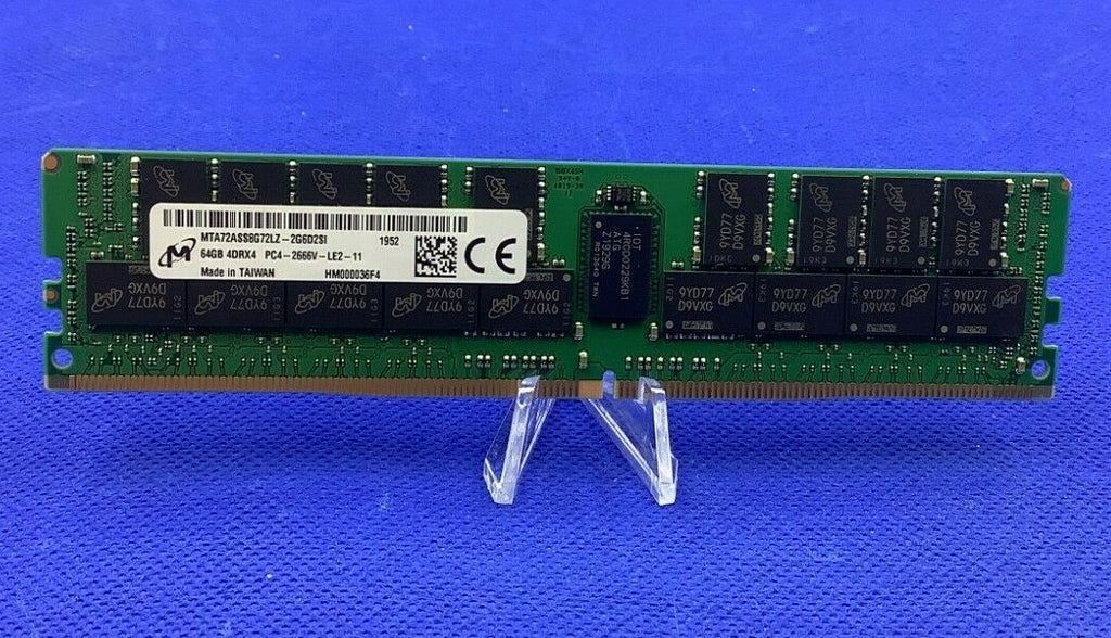 MTA72ASS8G72LZ-2G6D2 MICRON 64GB (1X64GB) 4DRX4 PC4-2666V DDR4 MEMORY