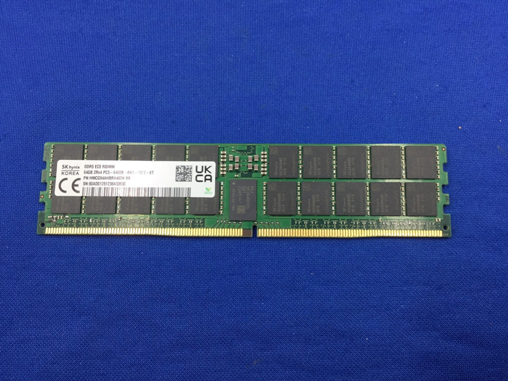 HMCG94AHBRA480N HYNIX 64GB (1X64GB) 2RX4 PC5-6400B RDIMM MEMORY