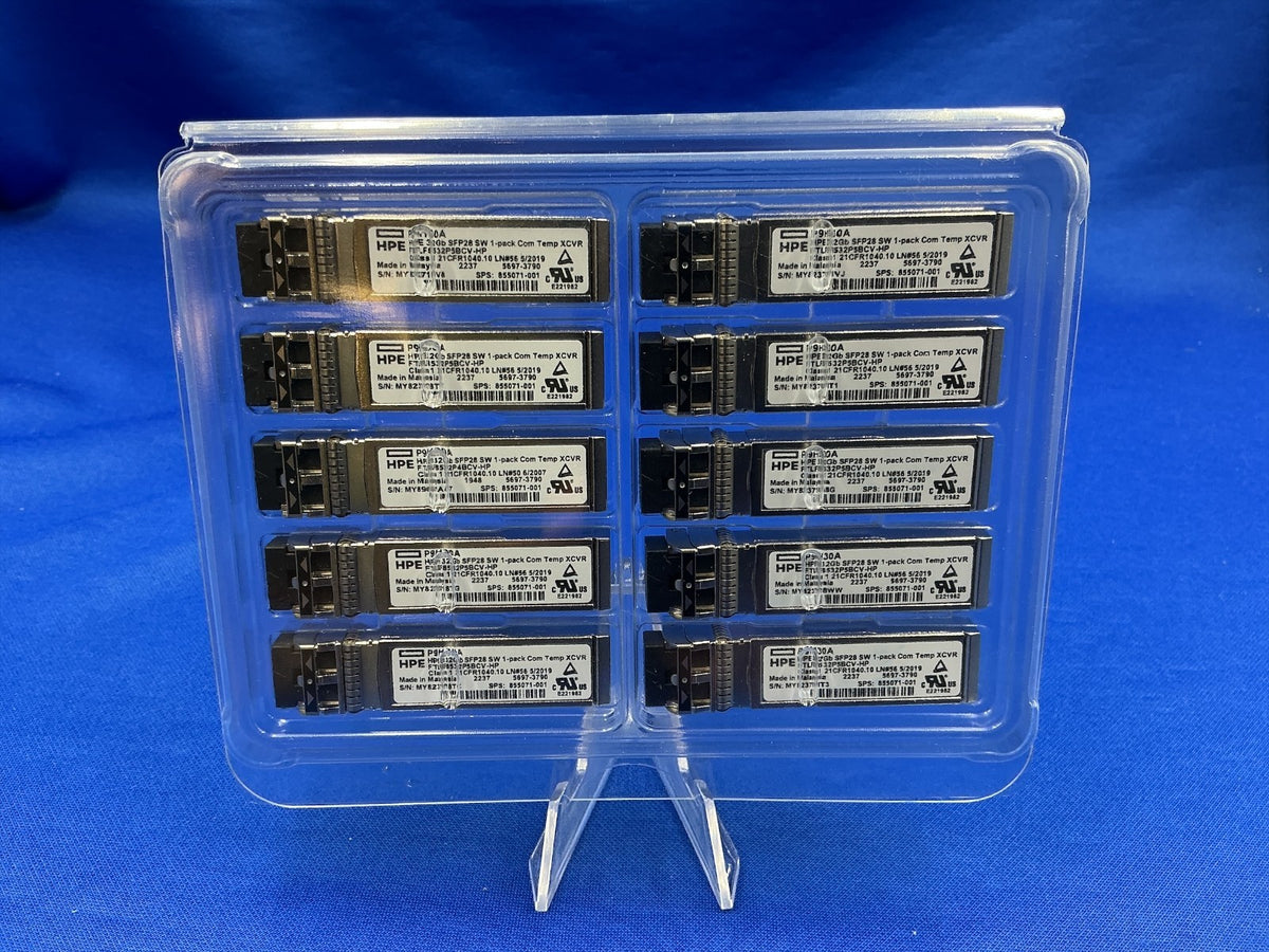 P9H30A HPE 32GB SFP+ SW 1PACK Com Temp XCVR