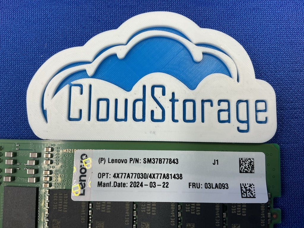 Lenovo 03LA093 32GB DDR5-4800 ECC RDIMM 1Rx4 4X77A77030 4X77A81438