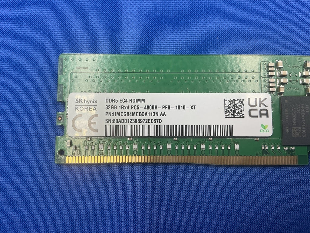 HMCG84MEBQA113N HYNIX 32GB  1RX4 PC5-4800B ECC RDIMM MEMORY LENOVO  03GX397