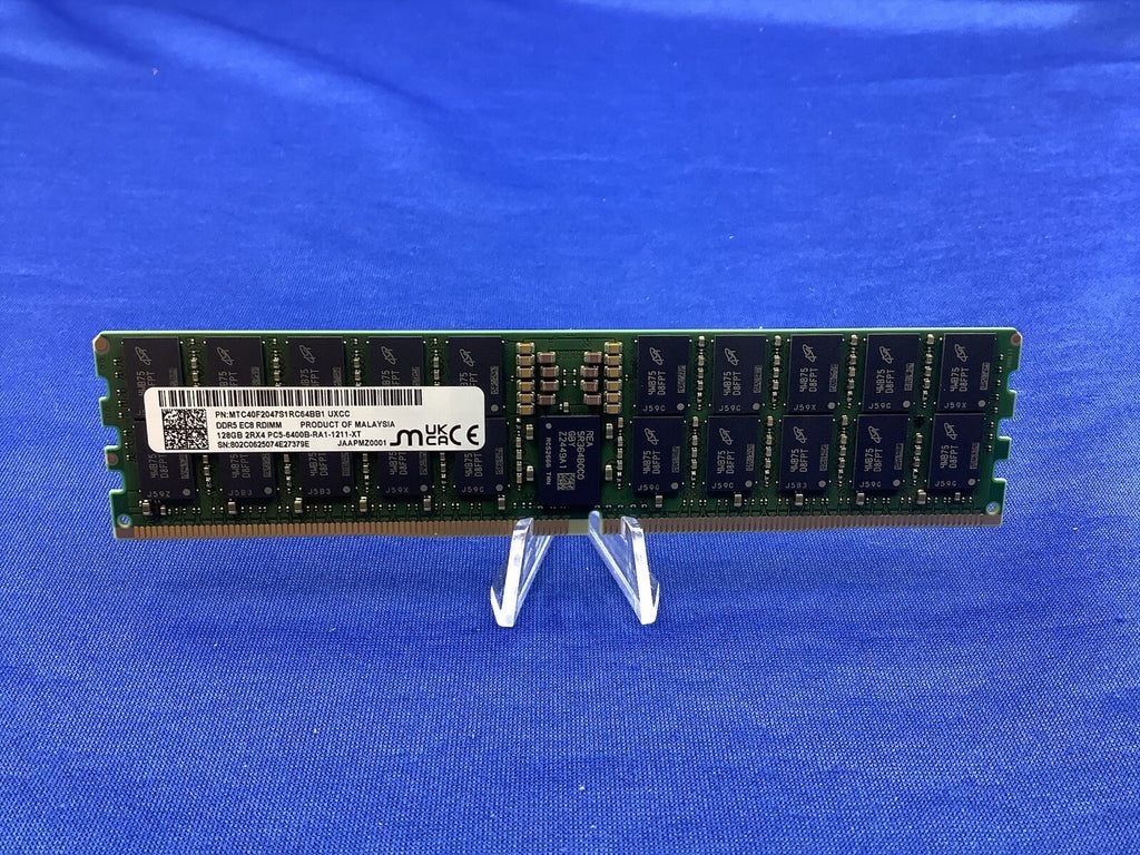 NEW MTC40F2047S1RC64BB1 MICRON 128GB (1X128GB) 2RX4 PC5-6400B RDIMM MEMORY