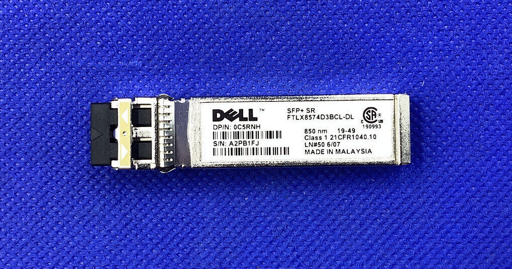 NOB C5RNH Dell 10GBase-SR SFP+ Optical Transceiver 0C5RNH