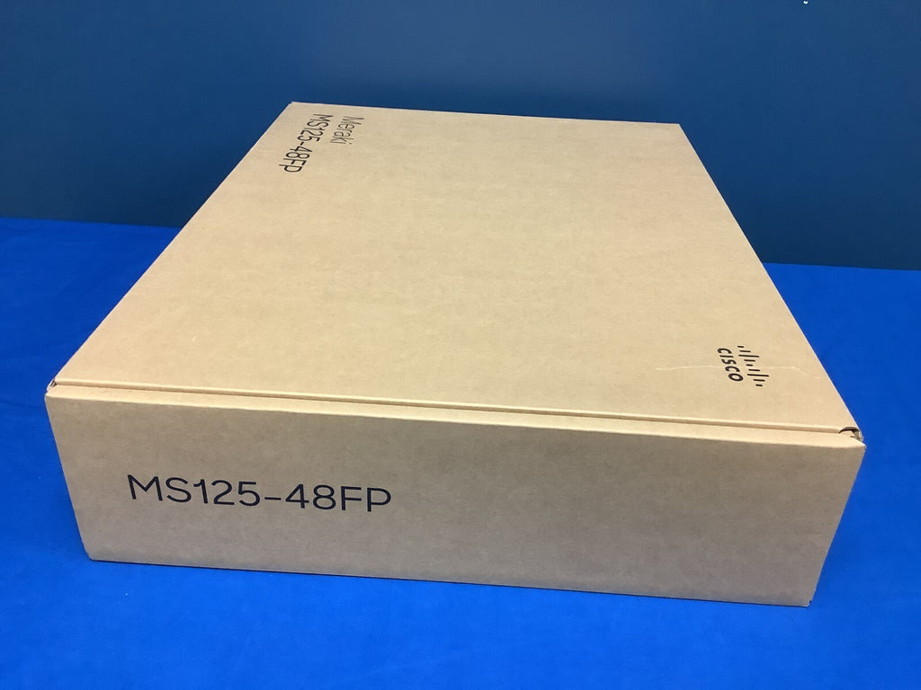 UNCLAIMED MS125-48FP-HW Cisco Meraki 48-Port PoE Managed Ethernet Switch