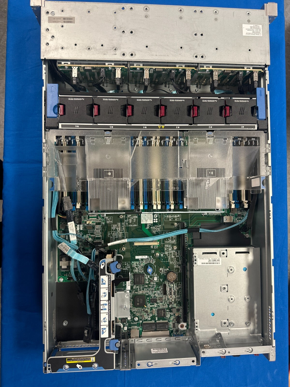 HPE PROLIANT DL380 GEN9 24SFF 826681-B21 SERVER W/ Heatsink Fan 2 x 500W PSU