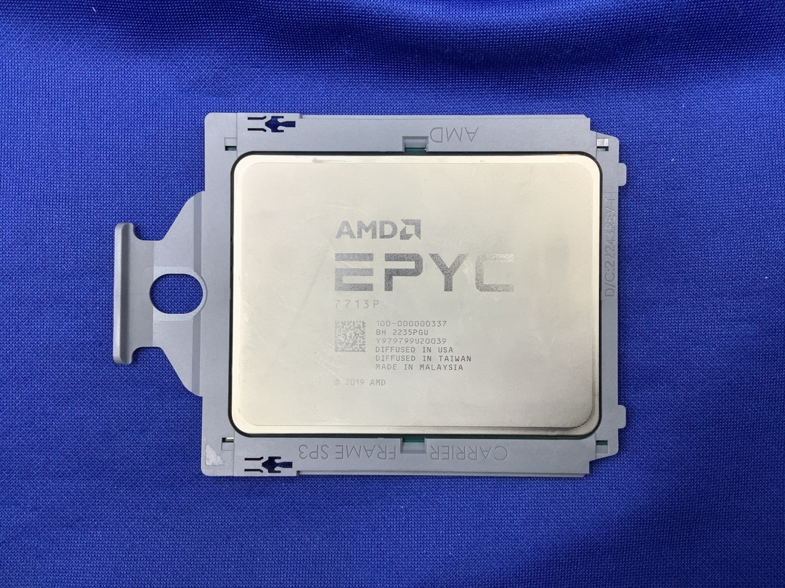 AMD EPYC 7713P 64Core 2GHz Up to 3.67GHz 256MB 225W SP3 CPU 100-000000337 UNLOCK