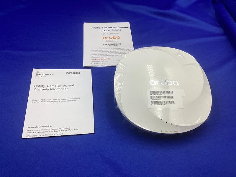 New R7J50A HPE Aruba AP-615 (US) WiFi 6E Campus Wireless Access Point APIN0615