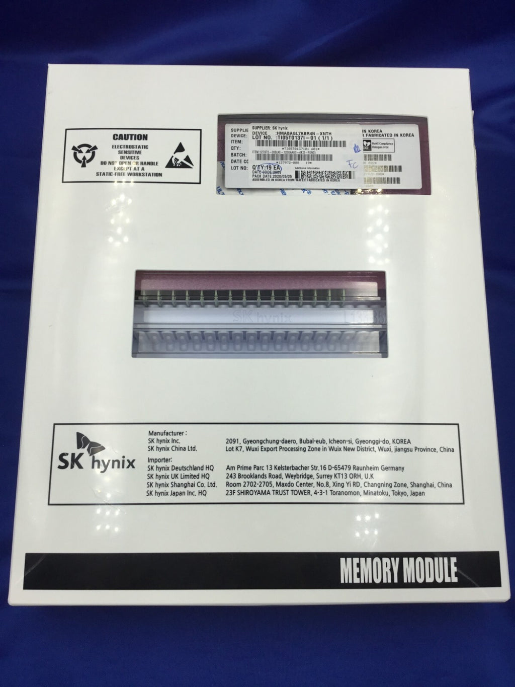 HMABAGL7ABR4N-XN HYNIX 128G (1X128GB) 4DRX4 PC4-3200AA MEMORY