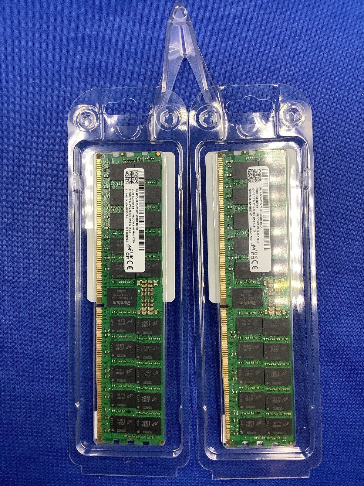 MTC40F2047S1RC56BB1R MICRON 128GB 2RX4 PC5-5600B RDIMM RAM MTC40F2047S1RC56BB1
