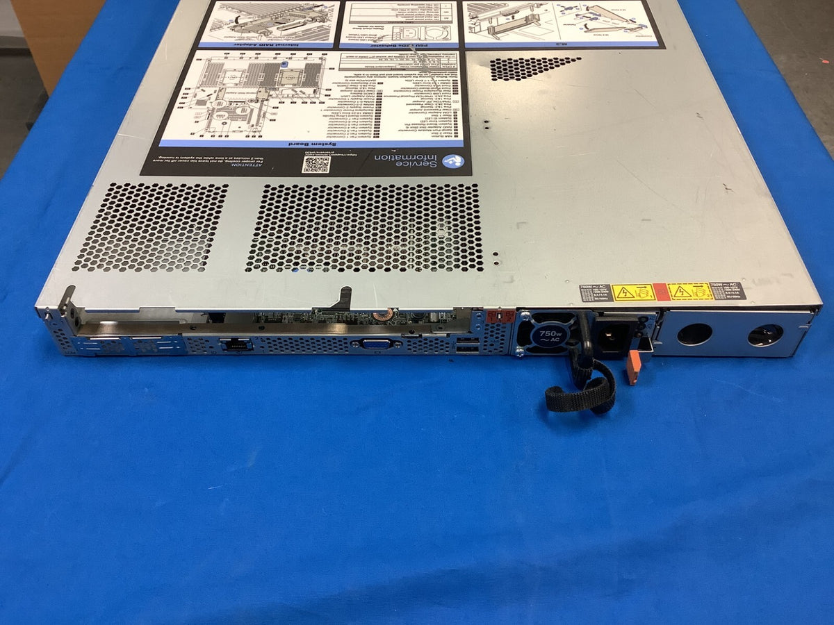 Lenovo ThinkSystem SR630 8bay 2.5" 01PE248 DDR4 CTO Server 1CPU NO RAM/Backplane