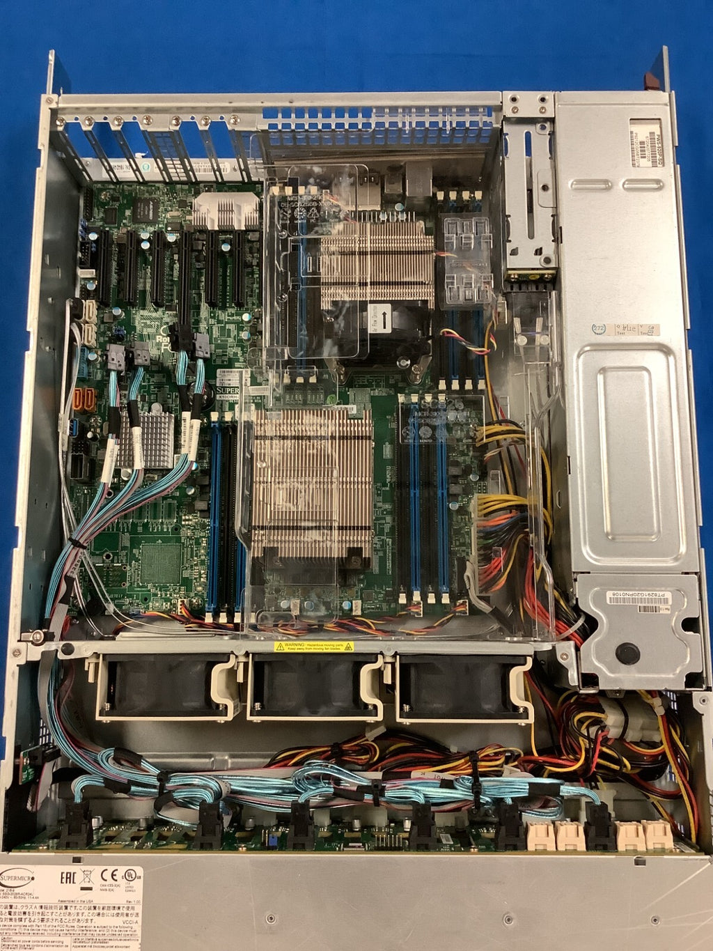 SUPERMICRO 2028R-ACR24L SERVER 920W PSU Good condition, tested. No HDD, no CPU