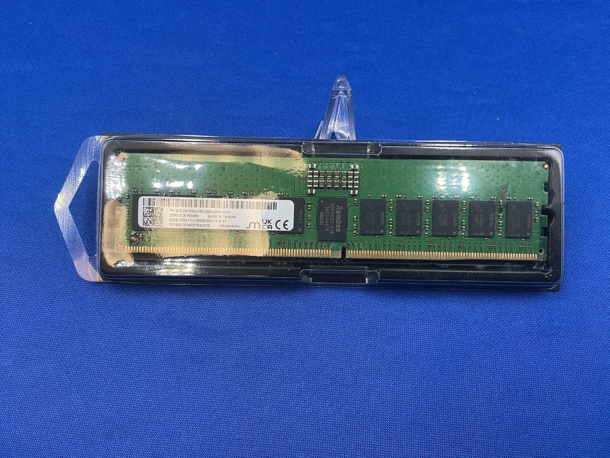 MTC20F2085S1RC56BD200B MICRON 32GB (1X32GB) 2RX8 PC5-5600B RDIMM MEMORY