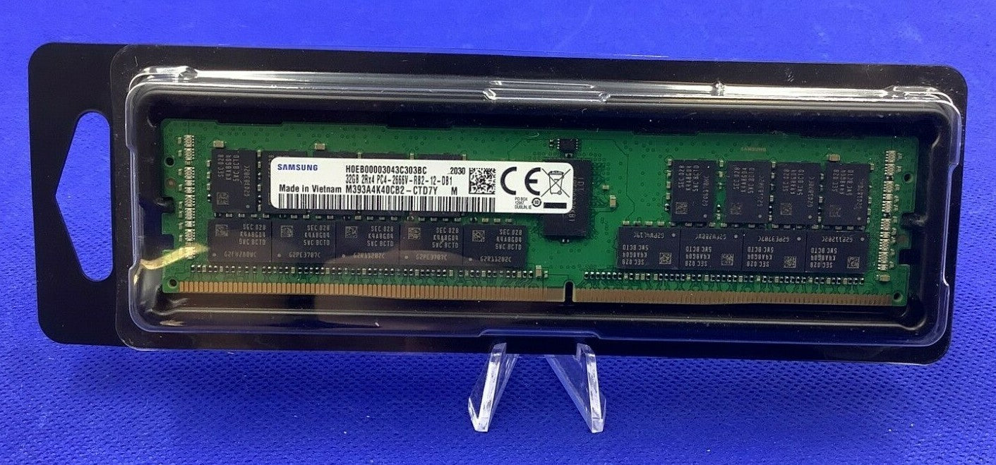 M393A4K40CB2-CTD Samsung 32GB 2RX4 PC4-21300 DDR4-2666MHz ECC REG MEMORY