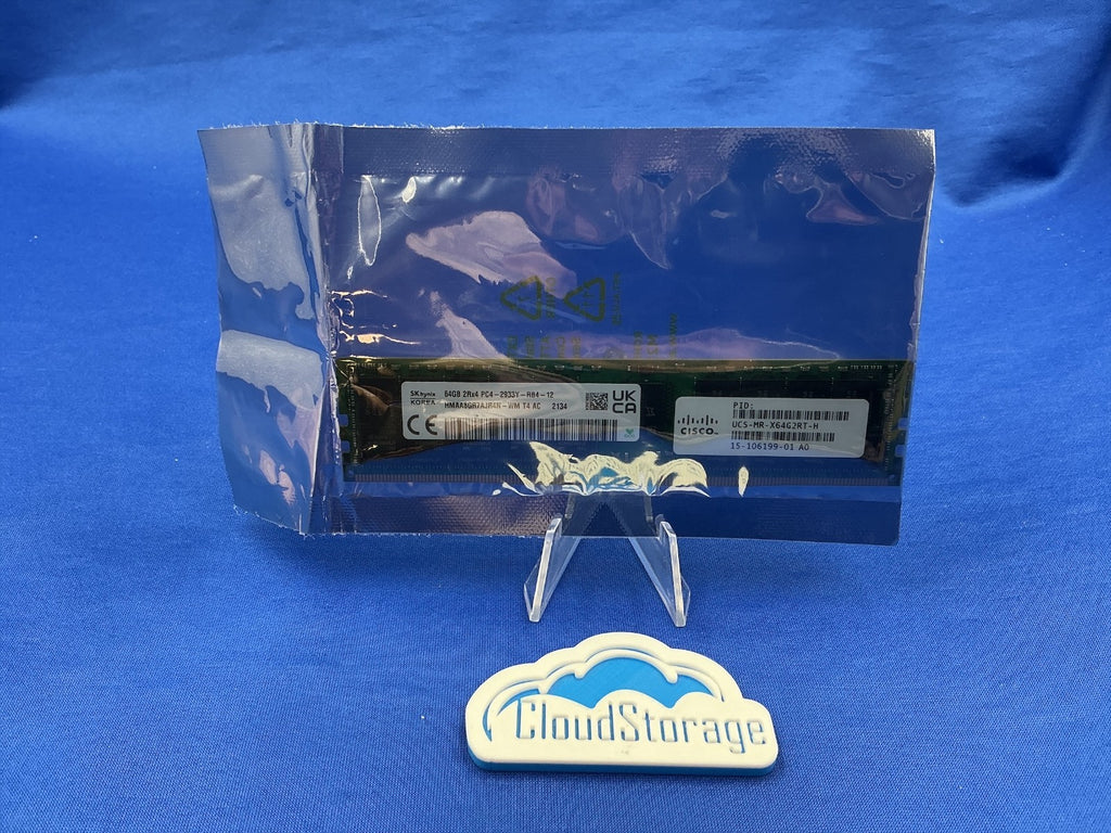 CISCO 64GB DDR4-2933 REGISTERED ECC 2RX4 1.2V RDIMM UCS-MR-X64G2RT-H