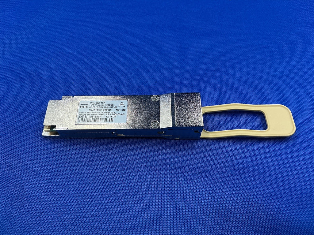 Q2F19A HPE 100Gbe QSFP28 SR4 100m Transceiver MMA1B00-C100D