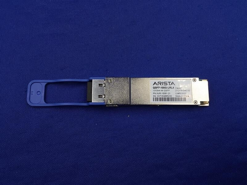 QSFP-100G-LRL4 ARISTA XVR-10081-21 100GB BASE-LRL4 SMF QSFP28 Tran