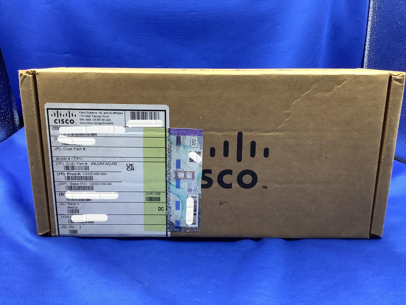 Cisco Catalyst 9300 C9300-NM-4M 4x mGig NEW Network Module