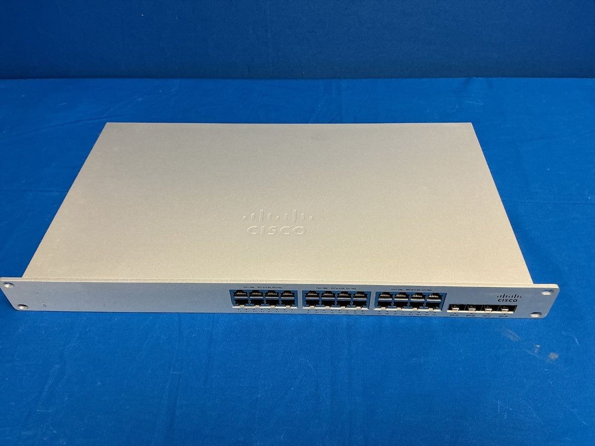 MS150-24P-4X Cisco Meraki 24-Port Gigabit PoE+ Switch  SFP+ Uplinks Unclaimed